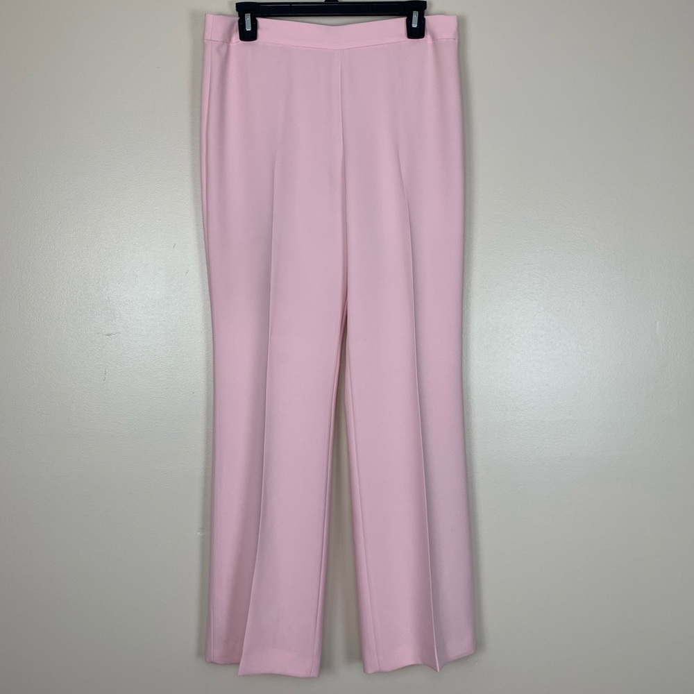 Zara Light Baby Pink Boot Cut Trouser Dress Pants